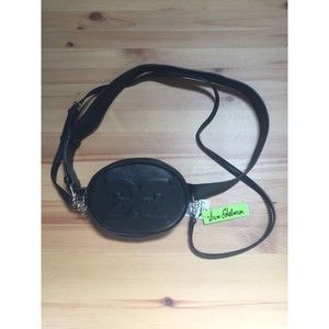 Sam Edelman Daisy Convertible Crossbody Belt Bag Black Round Fanny Pack